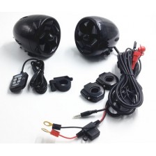 SHARK Amplified 3.0 inch Bluetooth Motorcycle Speaker Water-resistant Black