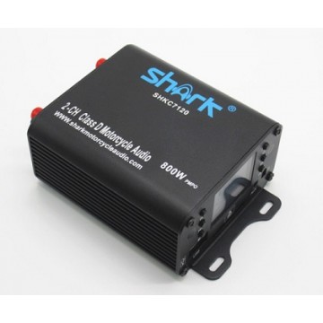 SHARK 800W 2CH Bluetooth Motorcycle Amplifier Black(AMPLIFIER ONLY, EXCLUDE SPEAKER )