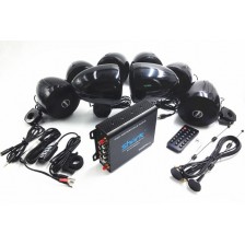 SHARK Special Offer 3000W 7.1 Channels Motorcycle Audio Kits(8 Die-casting Bracket Speakers)